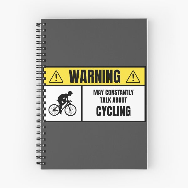 Item preview, Warning: Constantly Talks About Cycling – Funny Sign designed and sold by collectees1.