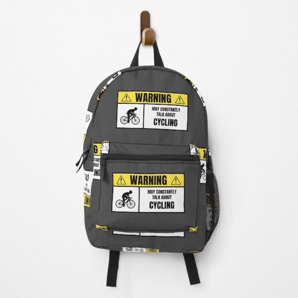 Item preview, Warning: Constantly Talks About Cycling – Funny Sign designed and sold by collectees1.