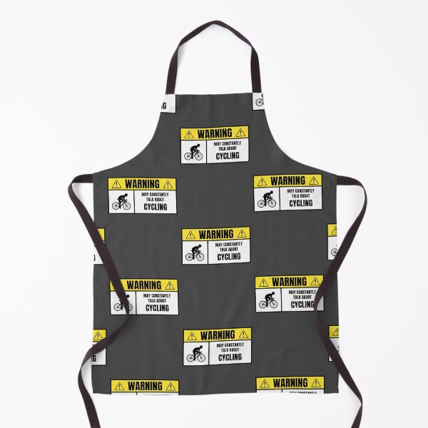 Item preview, Warning: Constantly Talks About Cycling – Funny Sign designed and sold by collectees1.