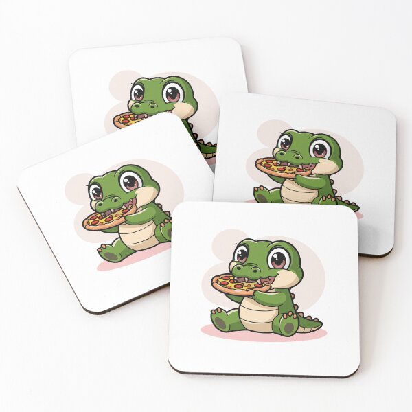 Item preview, crocodile eating pizza designed and sold by Eternalski.
