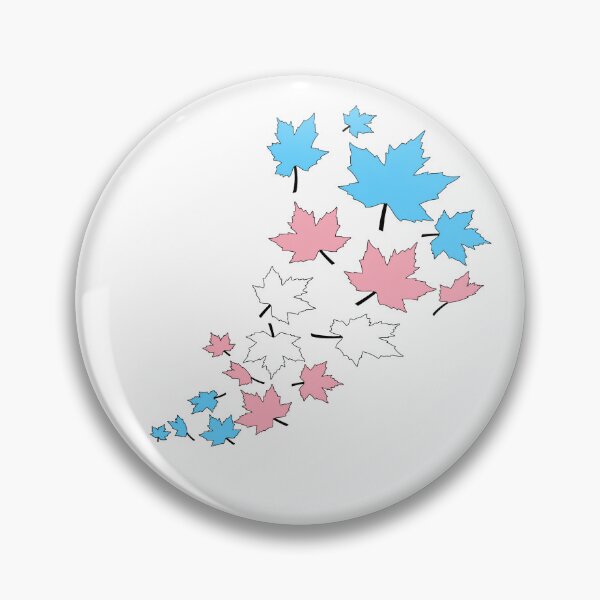 Item preview, Transgender Fall Leaves | Trans Pride Autumn Design designed and sold by Travelslightly.