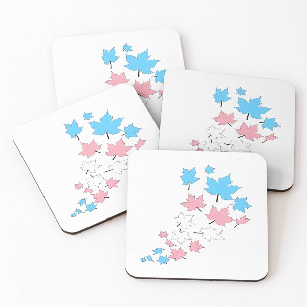 Item preview, Transgender Fall Leaves | Trans Pride Autumn Design designed and sold by Travelslightly.