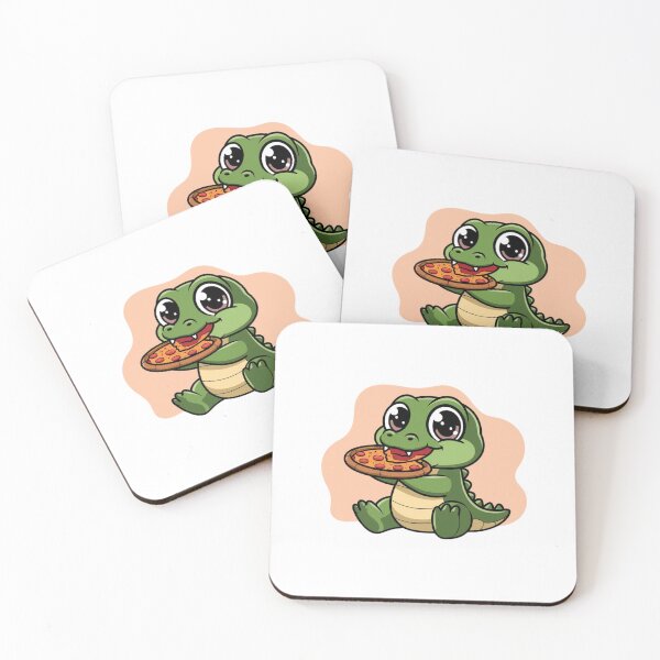Item preview, crocodile eating pizza designed and sold by Eternalski.