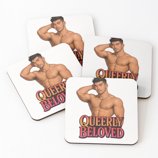 Item preview,  Queerly Beloved Gay Pinup Shirtless Asian designed and sold by Places On Earth.