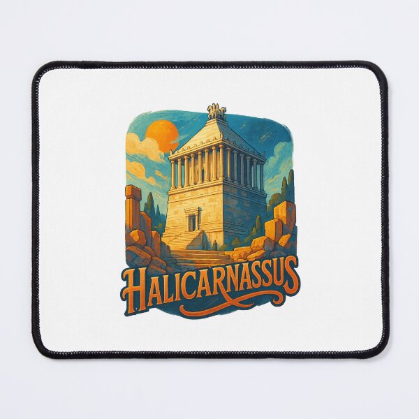 Item preview, Halicarnassus Mausoleum at Sunset designed and sold by Places On Earth.