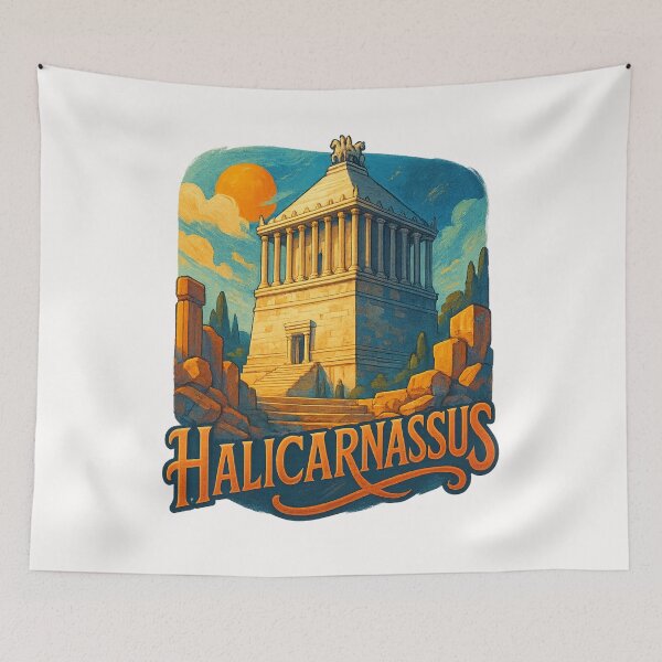 Item preview,  Halicarnassus Mausoleum at Sunset designed and sold by Places On Earth.