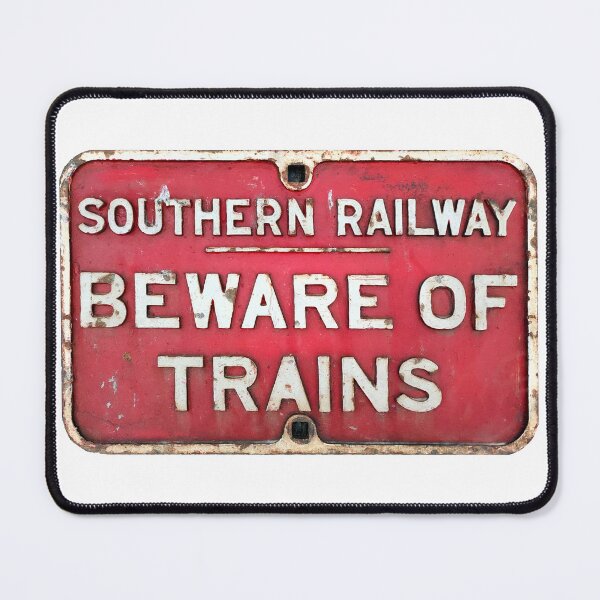 Item preview, Beware Trains, they can bite! designed and sold by JonDelorme.