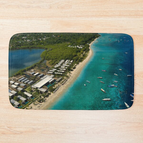 Item preview, Drone view of Gili Meno Coastline designed and sold by mattryanphoto.