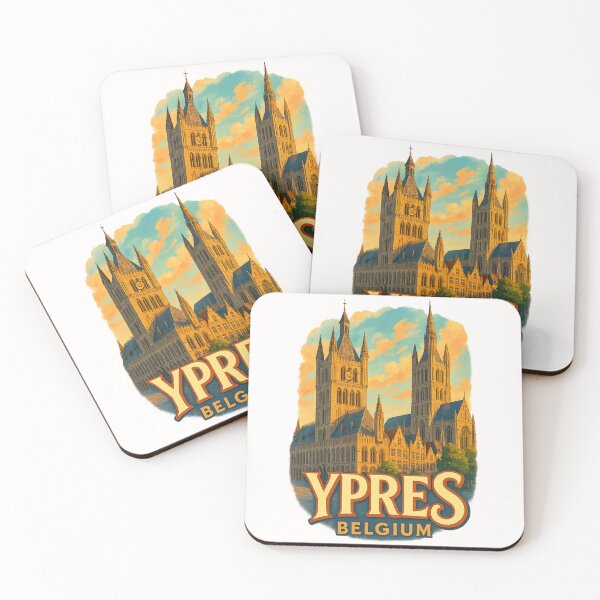 Item preview,  Ypres Belfry Gothic Landmark Belgium designed and sold by Places On Earth.