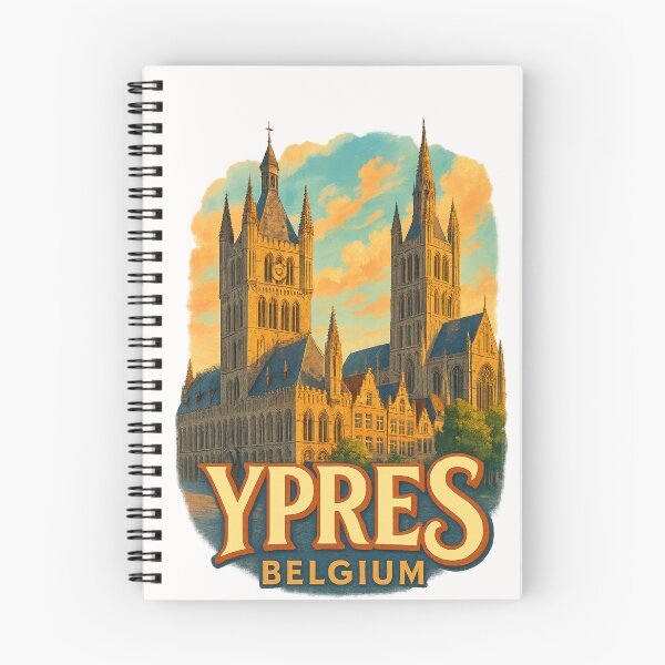 Item preview,  Ypres Belfry Gothic Landmark Belgium designed and sold by Places On Earth.
