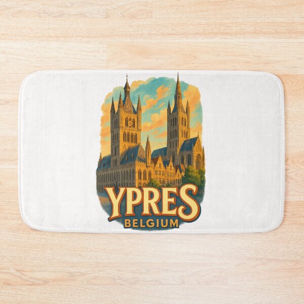 Item preview,  Ypres Belfry Gothic Landmark Belgium designed and sold by Places On Earth.