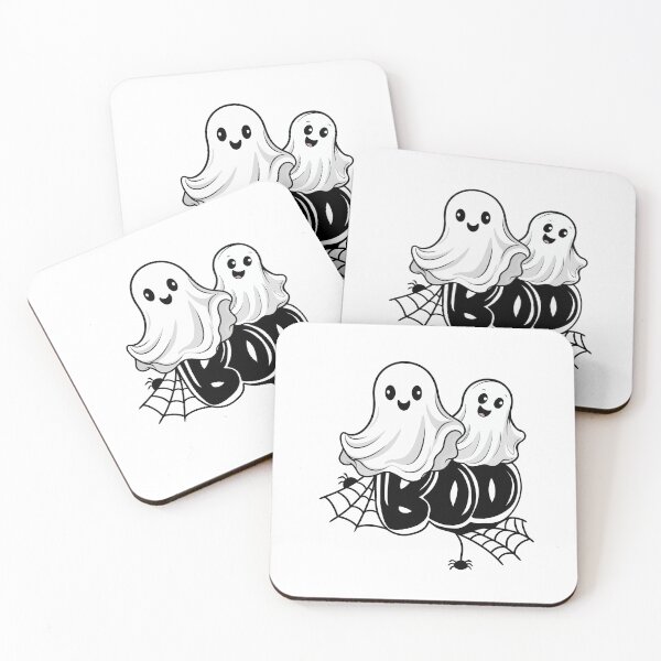 Item preview, Playful Happy Ghost Duo designed and sold by HarmonyCreation.