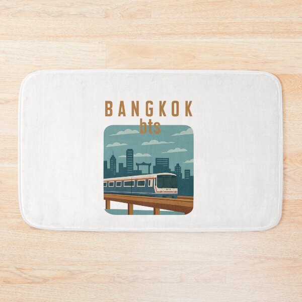 Item preview,  Bangkok BTS Train through Downtown designed and sold by Places On Earth.