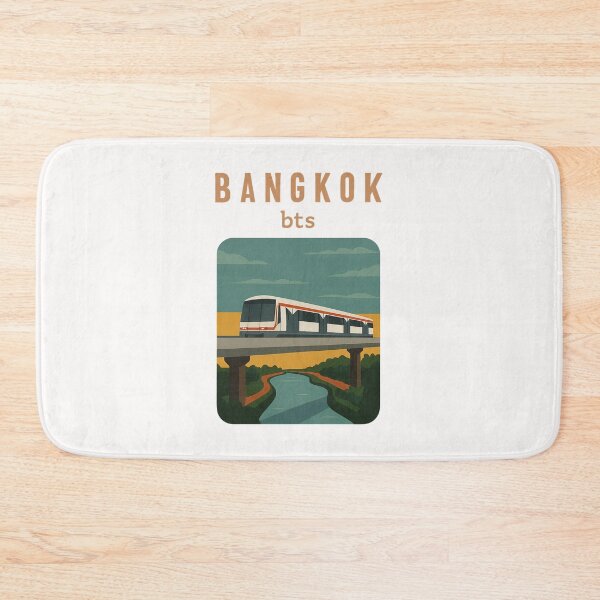 Item preview,  Bangkok BTS Train over Thai Countryside designed and sold by Places On Earth.