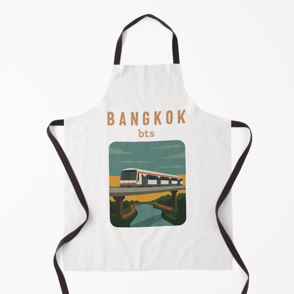 Item preview, Bangkok BTS Train over Thai Countryside designed and sold by Places On Earth.