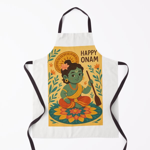 Item preview, Krishna Themed Onam Greeting Kerala designed and sold by Places On Earth.