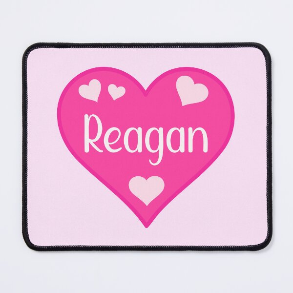 Item preview, Reagan Name Pink Heart designed and sold by Jeallan Designs.