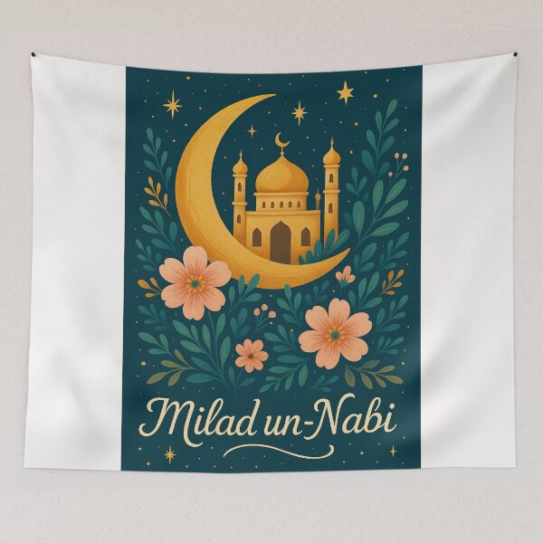Item preview,  Milad un-Nabi Crescent and Mosque  designed and sold by Places On Earth.
