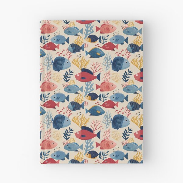 Item preview, Seamless Coloured Fish design designed and sold by thewandswant.