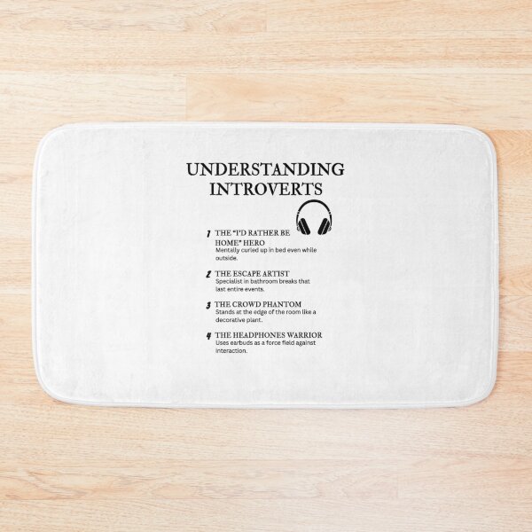 Item preview, UNDERSTANDING INTROVERTS – Funny Relatable Definitions designed and sold by PsyFlow35.
