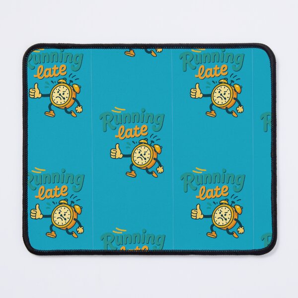 Item preview, Running Late Cartoon Clock designed and sold by ArtComixHaven.
