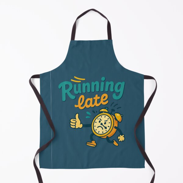 Item preview, Running Late Cartoon Clock designed and sold by ArtComixHaven.