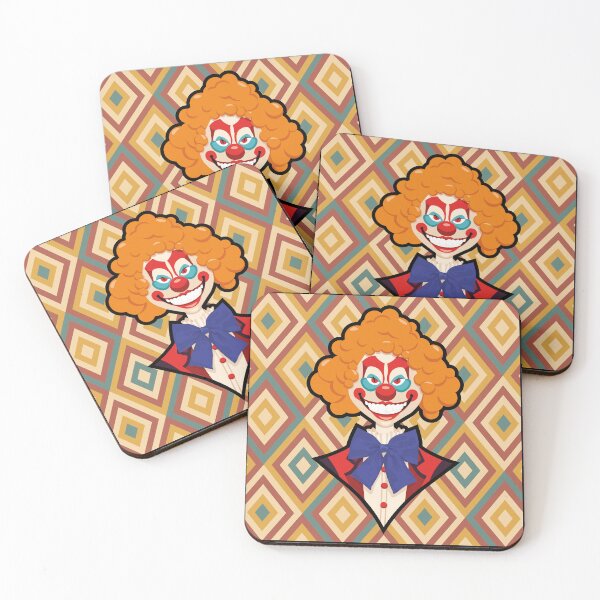Item preview, Retro Spooky Clown Scary Halloween Circus designed and sold by Art-of-Rory.