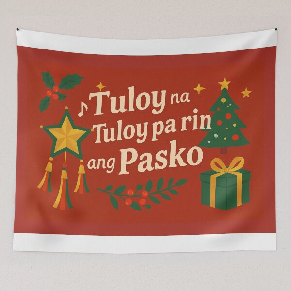 Item preview, Filipino Holiday Cheer Christmas designed and sold by holaitssher.