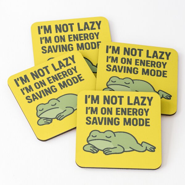 Artikelvorschau, Not Lazy Frog – Energiesparmodus-Meme T-Shirt entworfen und verkauft von OxiSkor.