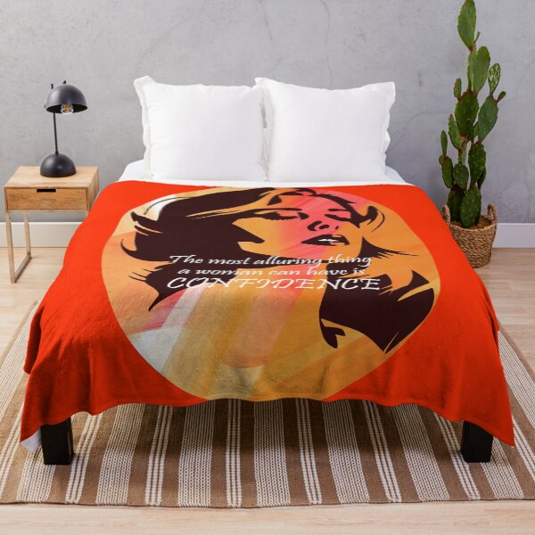 Item preview, The Most Alluring Thing a Woman Can Have Is Confidence Empowering Quote Art designed and sold by ArtsyExplorer.
