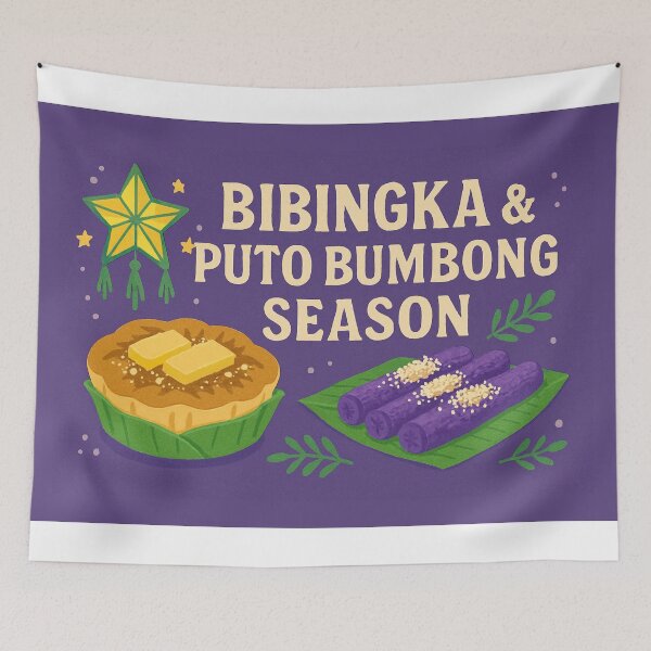 Item preview, Filipino Christmas Food Greeting Card designed and sold by holaitssher.
