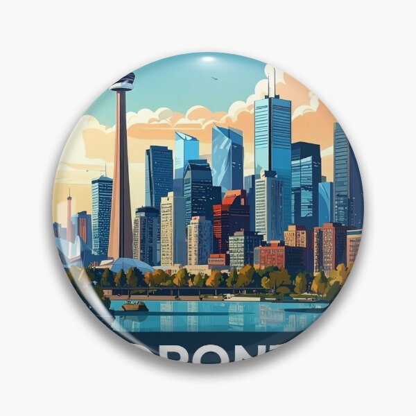 Item preview, Toronto City Canada Travel Ticket designed and sold by TulipaGraphics.