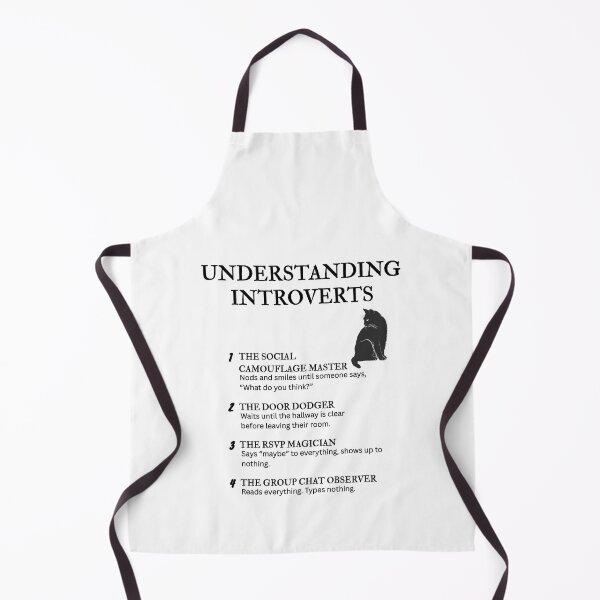 Item preview, UNDERSTANDING INTROVERTS – Funny Relatable Definitions designed and sold by PsyFlow35.