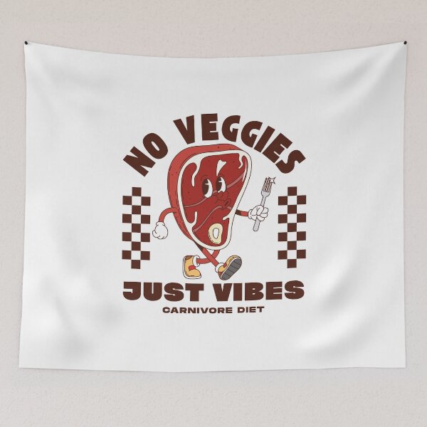 Item preview, Carnivore diet: No veggies, just vibes designed and sold by Peerless-Prime.
