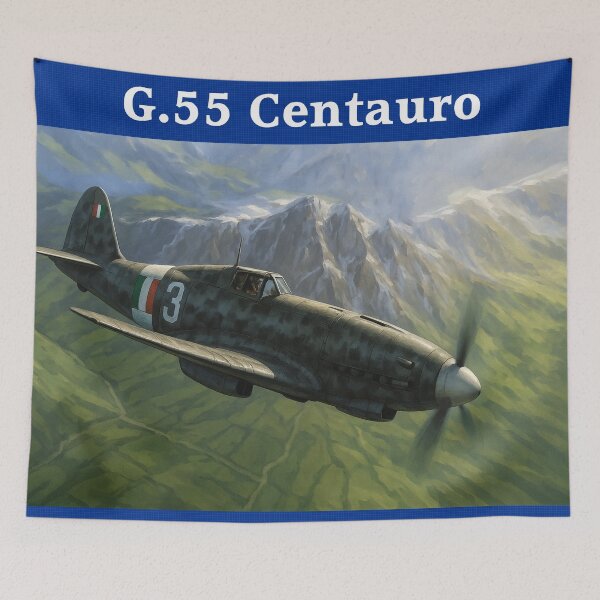 Item preview, WW2 Italian Aircraft G.55 Centauro Fighter WWII Plane Aviation designed and sold by Blok45.