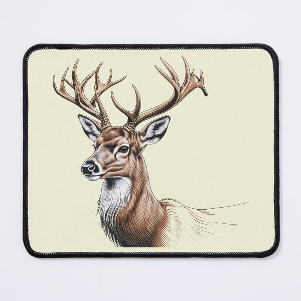 Item preview, Majestic Deer with Elegant Antlers designed and sold by Prachodayat Artworks.