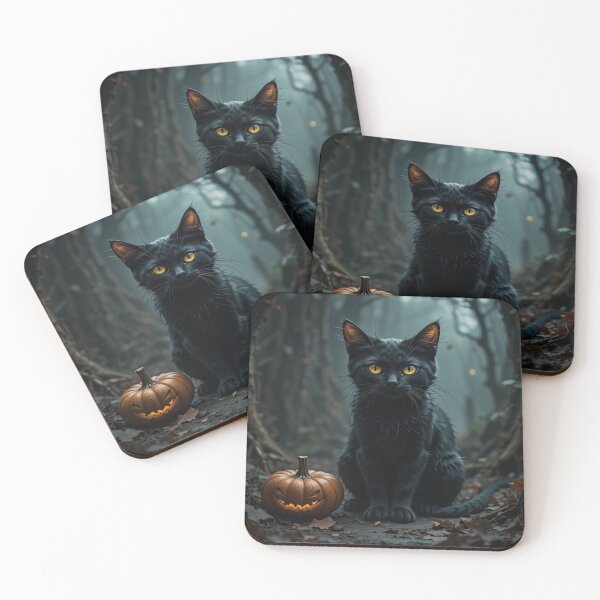 Item preview, Mysterious Cat in Enchanted Forest designed and sold by InezPhotography.