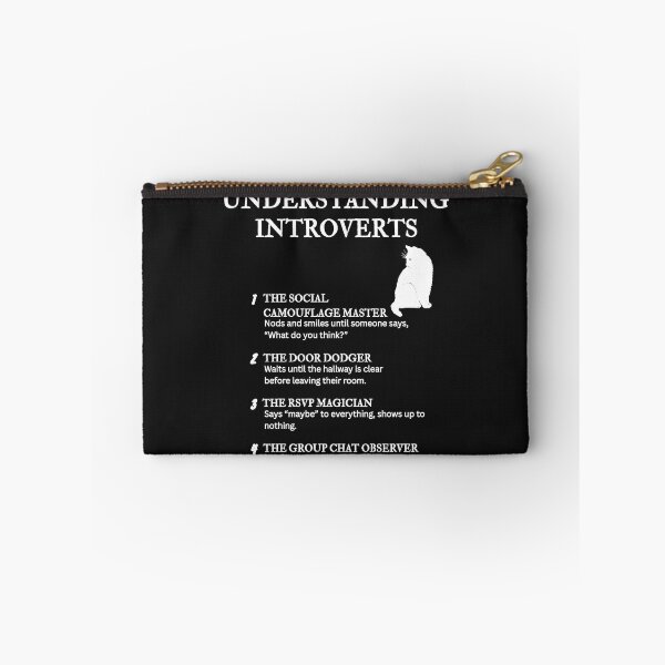 Item preview, UNDERSTANDING INTROVERTS – Funny Relatable Definitions designed and sold by PsyFlow35.