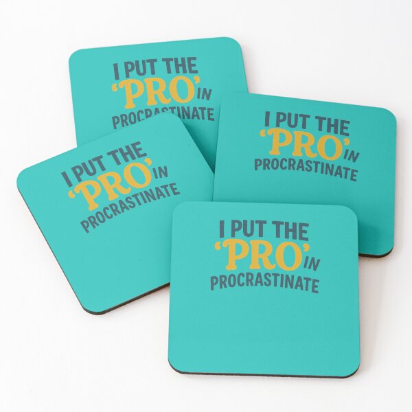 Item preview, Pro at Procrastination Quote designed and sold by ArtComixHaven.