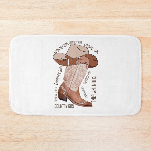 Item preview, Cowboy Boots and Hat – Country Girl Western Style designed and sold by ArtsyExplorer.