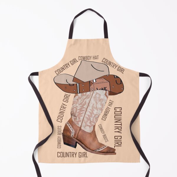 Item preview, Cowboy Boots and Hat – Country Girl Western Style designed and sold by ArtsyExplorer.