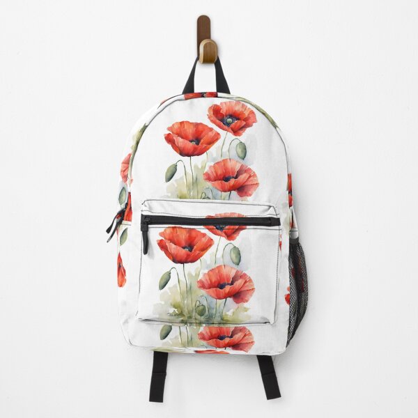Artikelvorschau, Roter Mohn, Rote Mohnblumen Stil Blumen Aquarell entworfen und verkauft von KolorellaS.