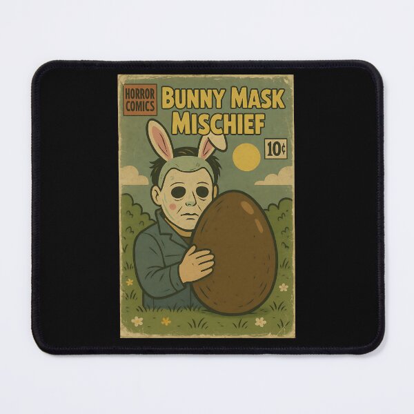 Item preview, Bunny Mask Mischief: Creepy Cute Halloween Cover designed and sold by bapupa.