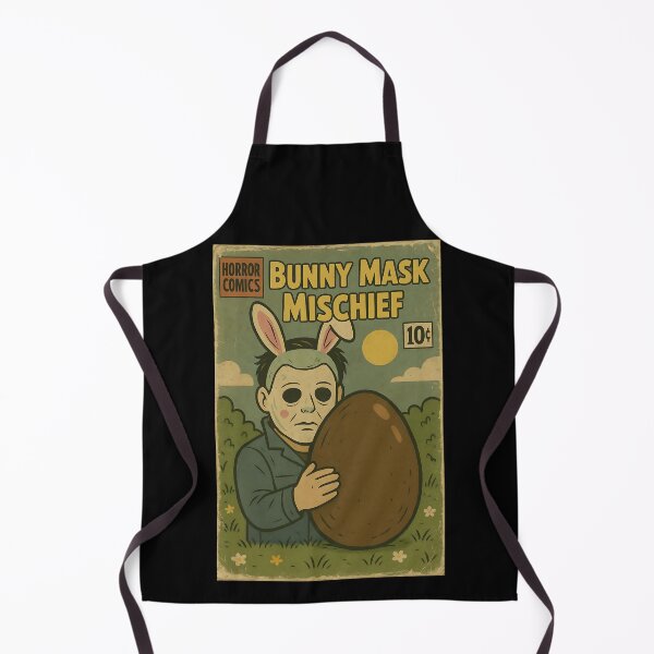 Item preview, Bunny Mask Mischief: Creepy Cute Halloween Cover designed and sold by bapupa.