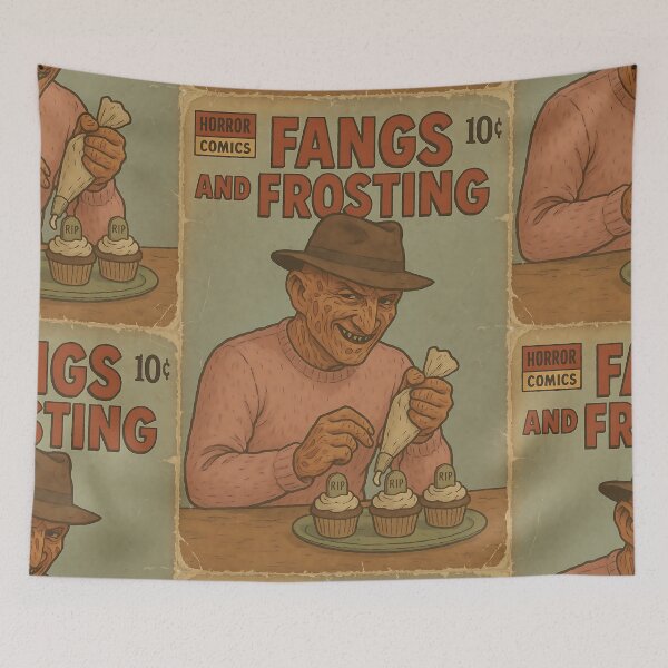 Item preview, Fangs and Frosting: Creepy Cute Halloween Cover designed and sold by bapupa.