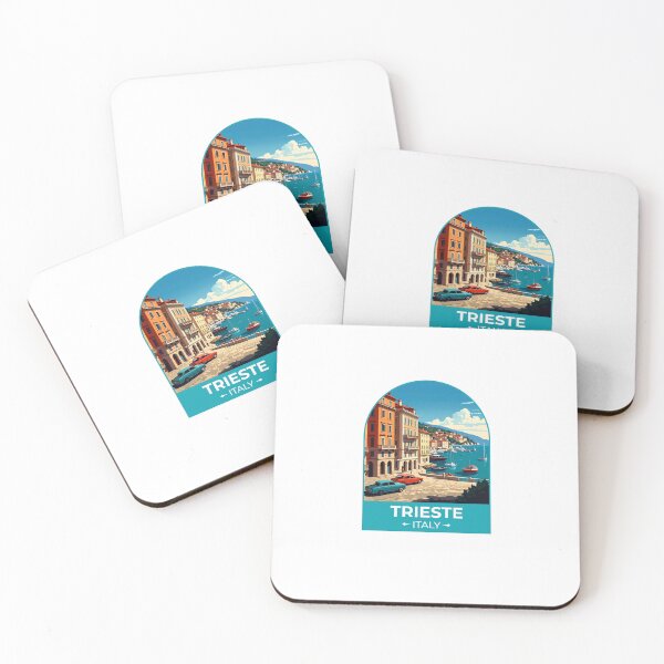 Item preview, Trieste Italy Travel Sticker designed and sold by TulipaGraphics.