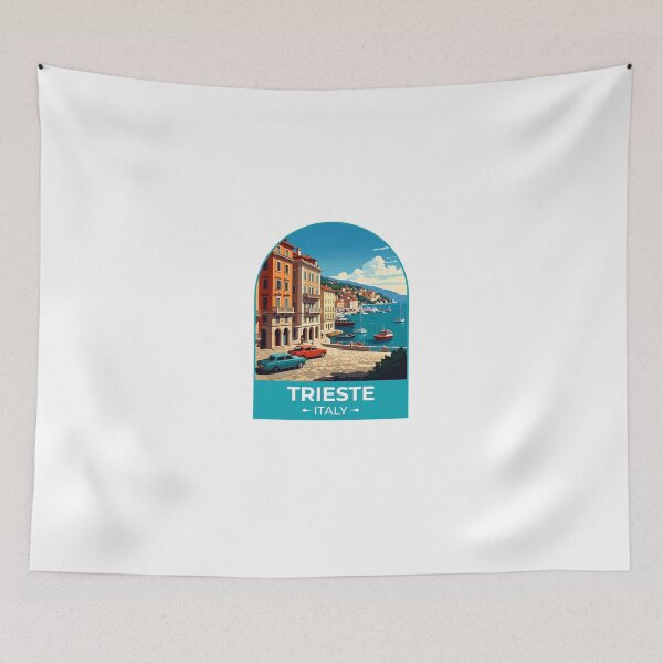 Item preview, Trieste Italy Travel Sticker designed and sold by TulipaGraphics.