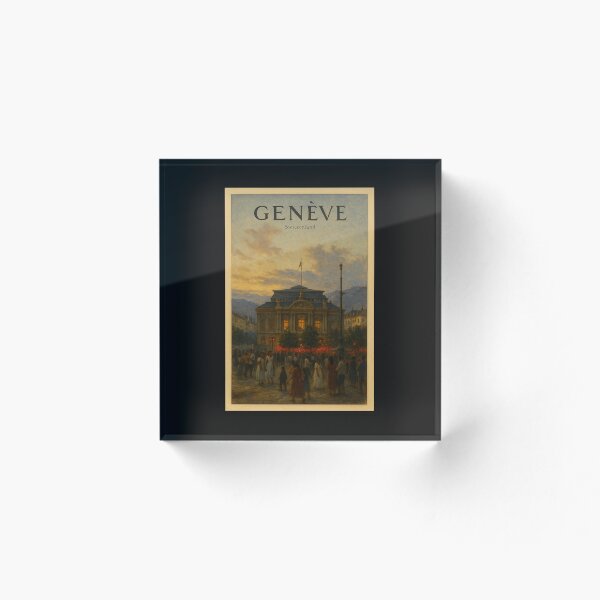 Item preview, Vintage Poster of Geneva's Opera Theatre designed and sold by Arcadja.