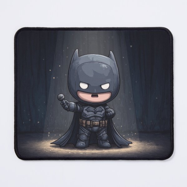 Item preview, Chibi Masked Hero on Stage – Cute and Funny Illustration designed and sold by LoomisDreams.