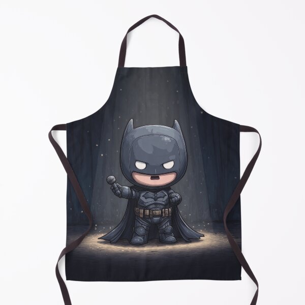 Item preview, Chibi Masked Hero on Stage – Cute and Funny Illustration designed and sold by LoomisDreams.